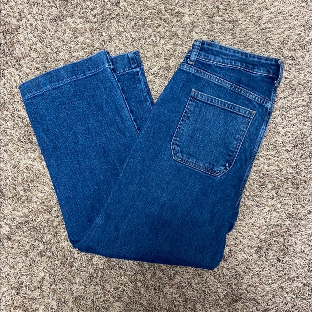 High-Waisted Slim Wide-Leg Jeans for Women